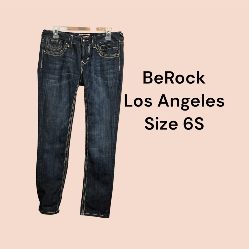 BEROCK LOS ANGELES JEANS SIZE 6S GENTLY WORN